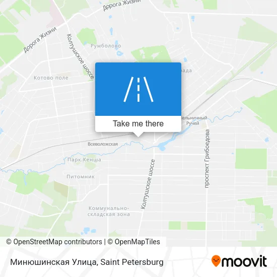 Минюшинская Улица map