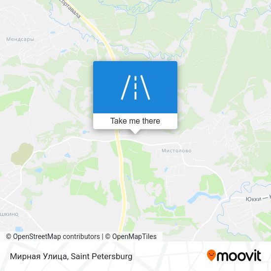 Мирная Улица map