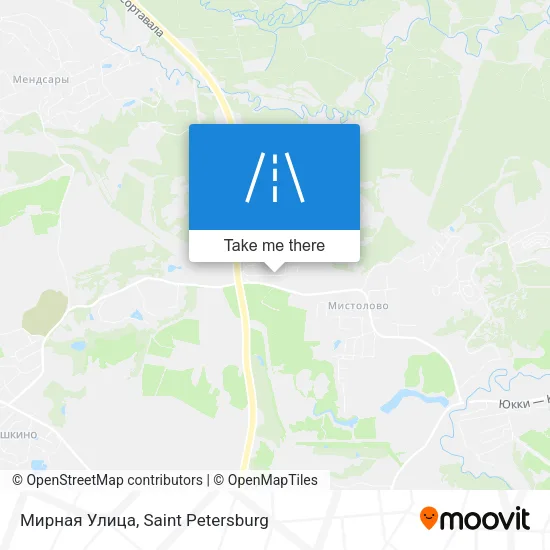 Мирная Улица map
