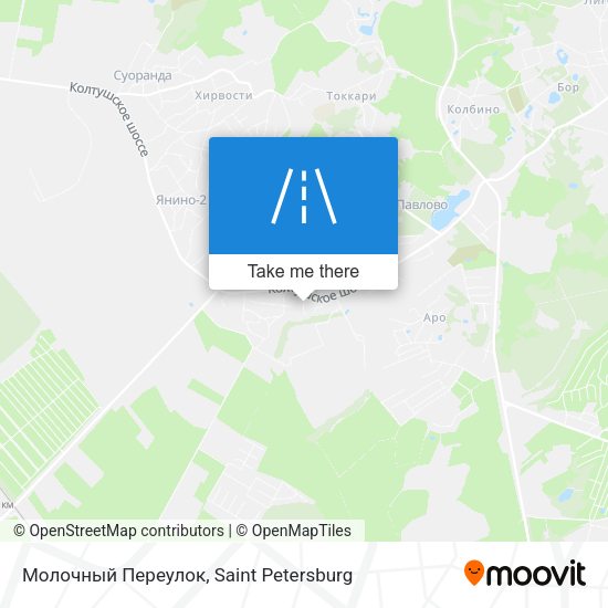 Молочный Переулок map