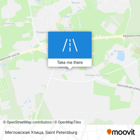 Мягловская Улица map