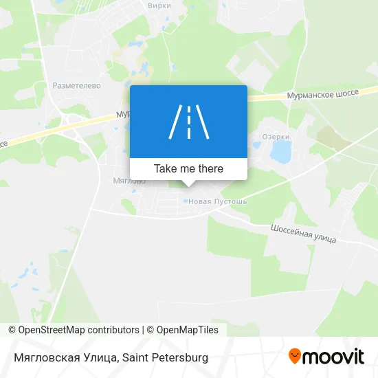 Мягловская Улица map