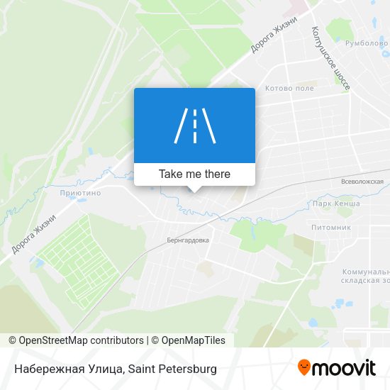 Набережная Улица map