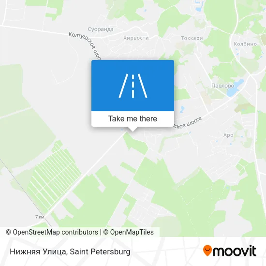 Нижняя Улица map