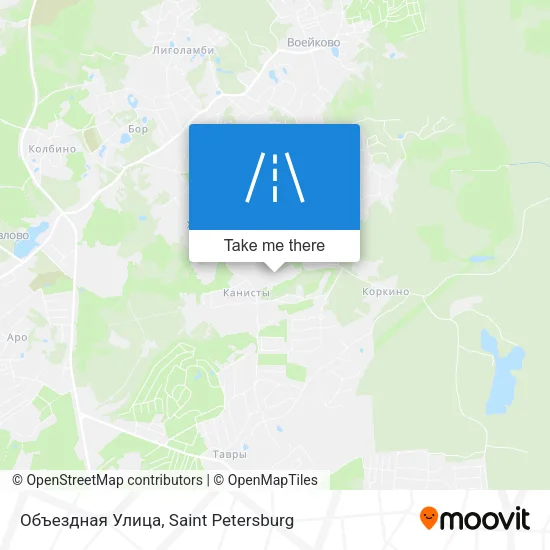 Объездная Улица map