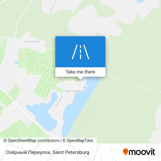 Озёрный Переулок map