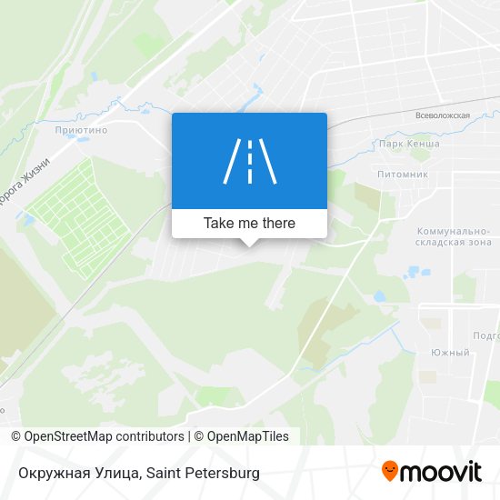 Окружная Улица map