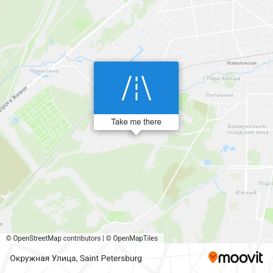Окружная Улица map