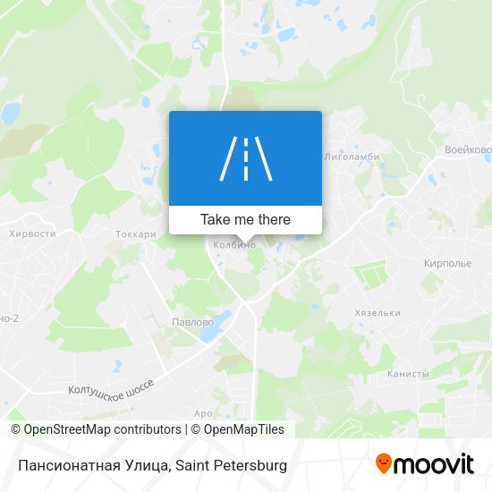 Пансионатная Улица map