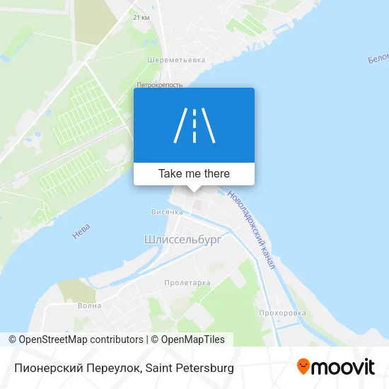 Пионерский Переулок map