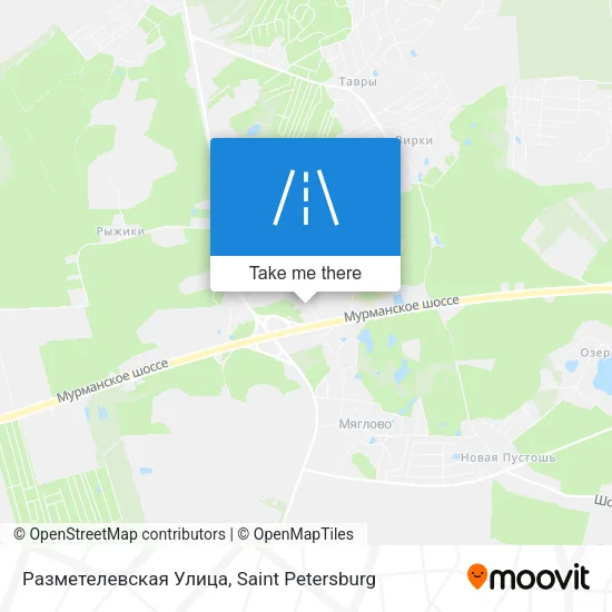 Разметелевская Улица map