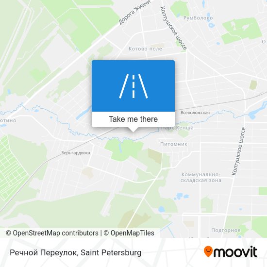 Речной Переулок map