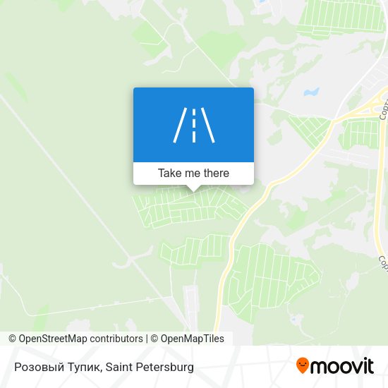 Розовый Тупик map