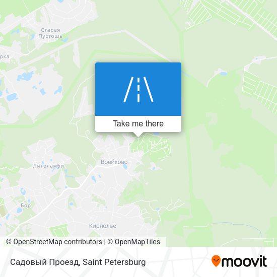 Садовый Проезд map