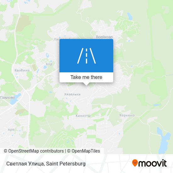 Светлая Улица map
