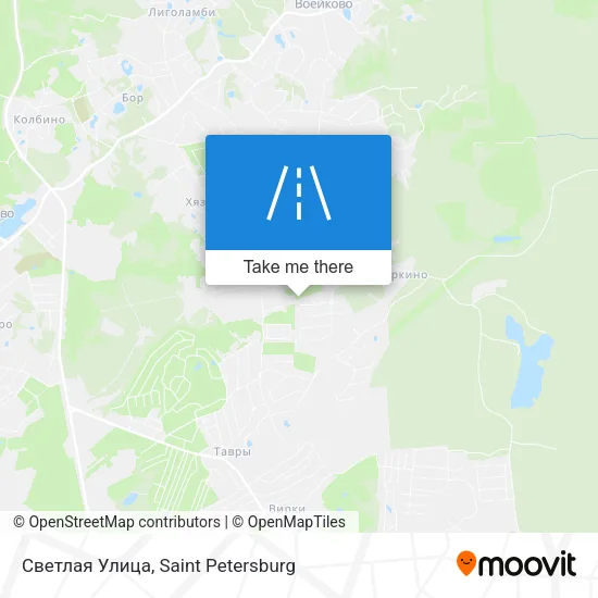 Светлая Улица map