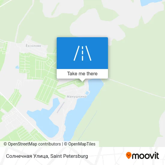 Солнечная Улица map