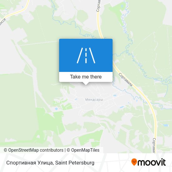 Спортивная Улица map
