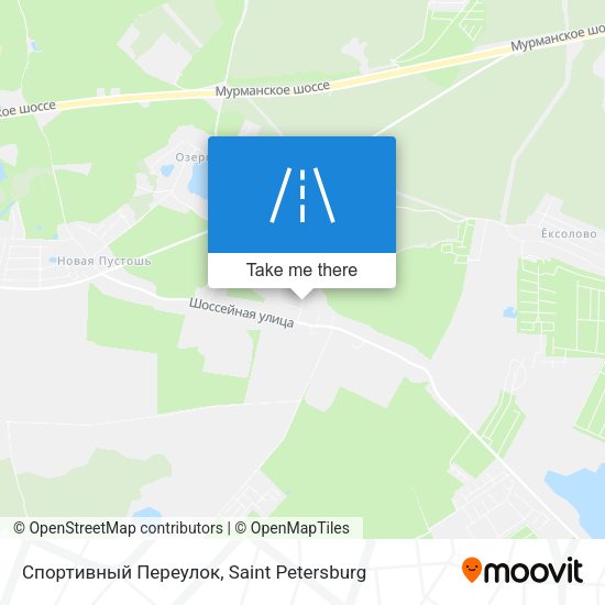 Спортивный Переулок map