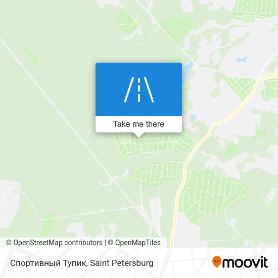 Спортивный Тупик map
