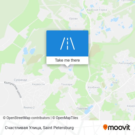 Счастливая Улица map