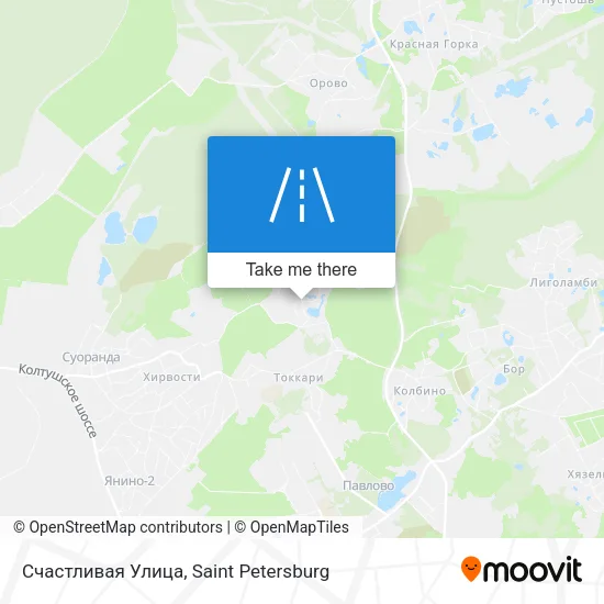 Счастливая Улица map