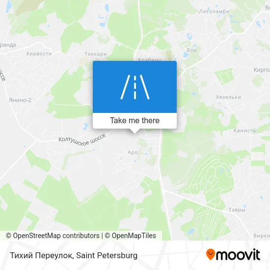 Тихий Переулок map