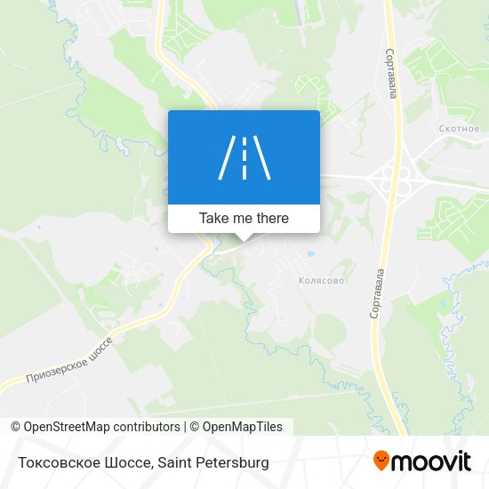 Токсовское Шоссе map
