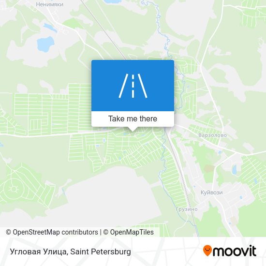 Угловая Улица map