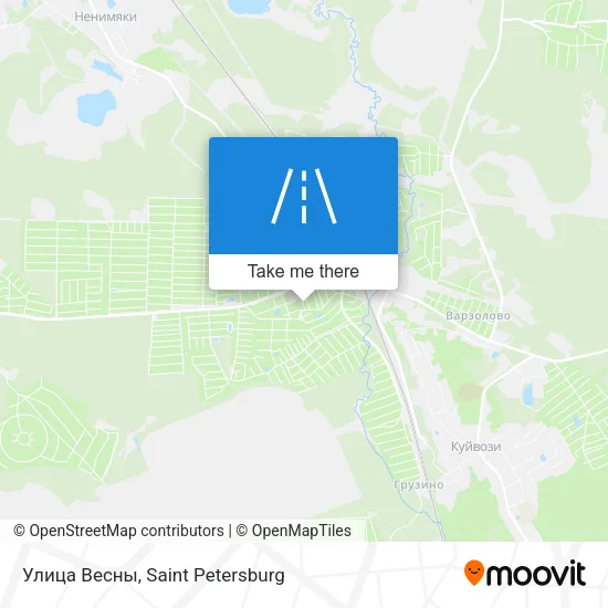 Улица Весны map