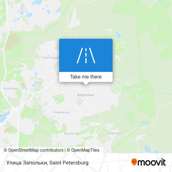 Улица Запольки map