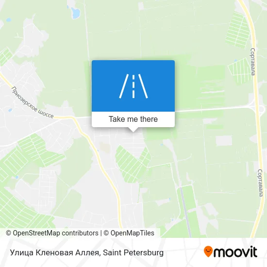 Улица Кленовая Аллея map