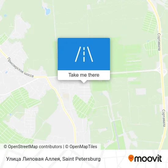 Улица Липовая Аллея map