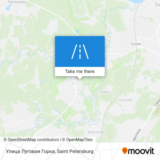 Улица Луговая Горка map