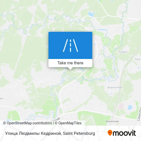 Улица Людмилы Кедриной map