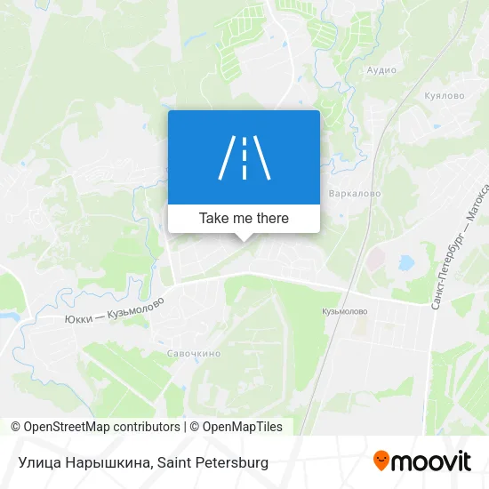 Улица Нарышкина map