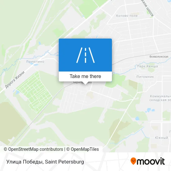 Улица Победы map