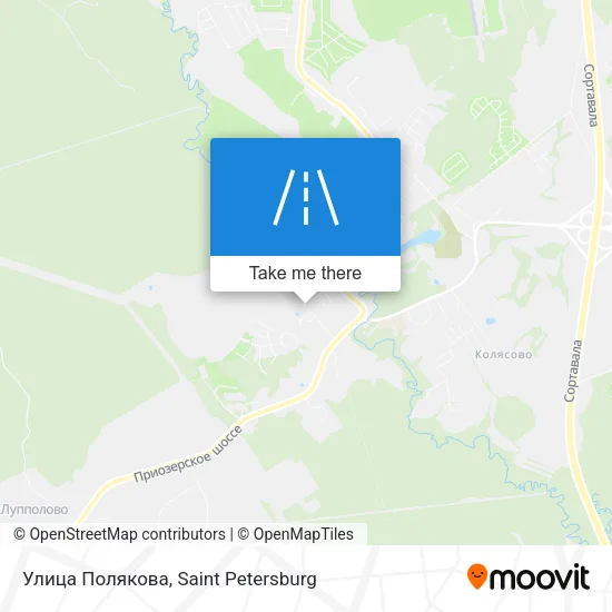 Улица Полякова map