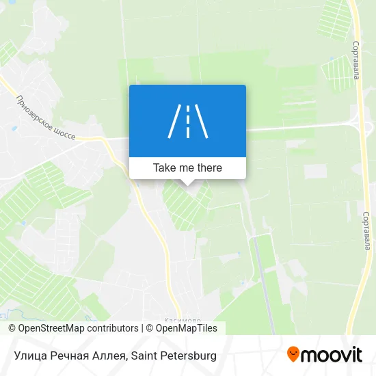 Улица Речная Аллея map