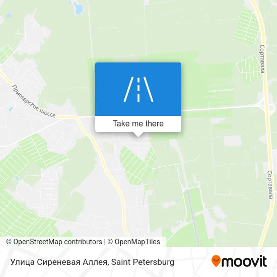 Улица Сиреневая Аллея map