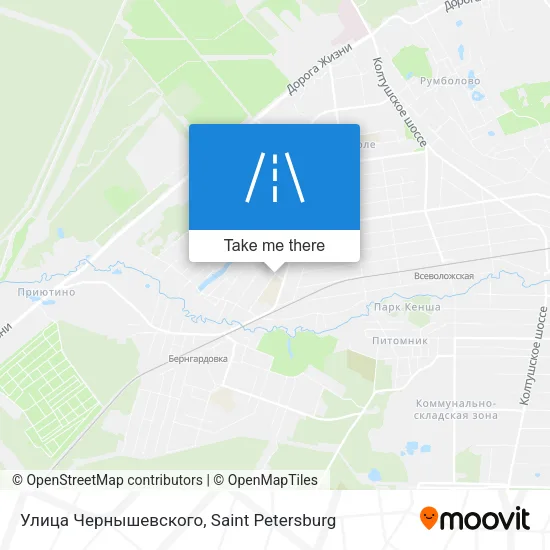 Улица Чернышевского map