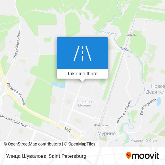 Улица Шувалова map