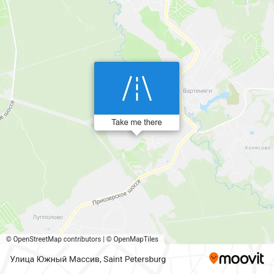 Улица Южный Массив map