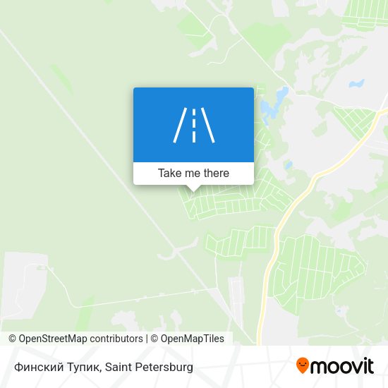Финский Тупик map