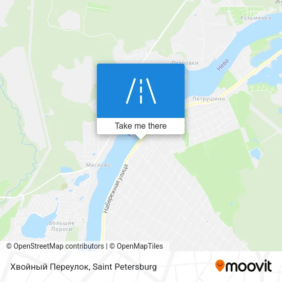 Хвойный Переулок map