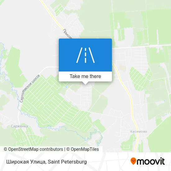 Широкая Улица map