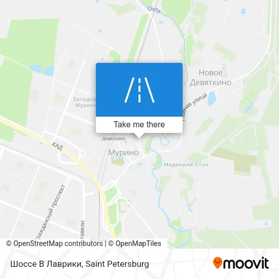 Шоссе В Лаврики map