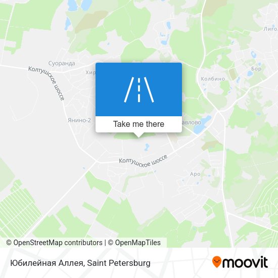 Юбилейная Аллея map