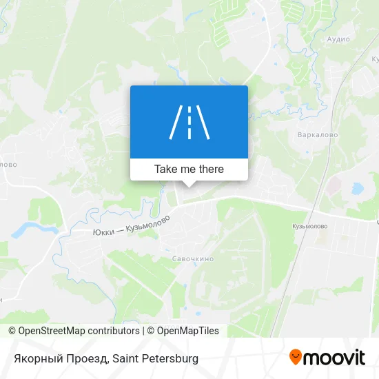 Якорный Проезд map