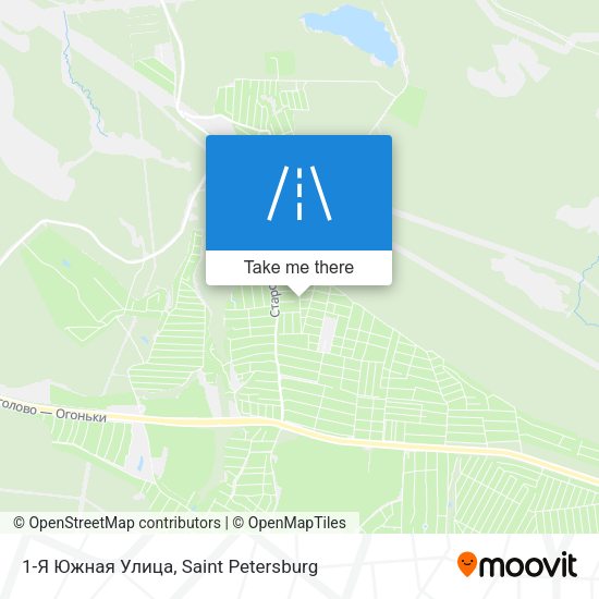 1-Я Южная Улица map